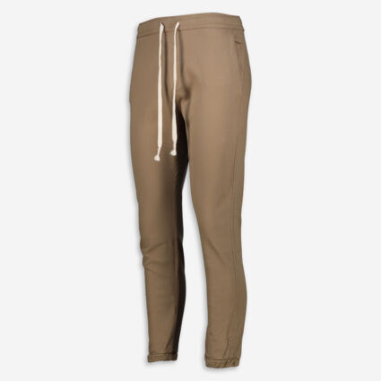 Brown Cuffed Ankle Joggers - Image 1 - please select to enlarge image