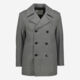 Grey Wool Glencheck Overcoat - Image 1 - please select to enlarge image