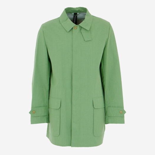 Green Classic Trench Coat - Image 1 - please select to enlarge image