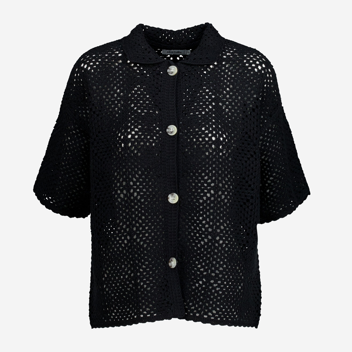 18+ Black Crochet Cardigan Black Crochet Cardigan - TK Maxx UK