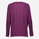 Purple Slim Fit Novelty Jumper - Image 2 - please select to enlarge image