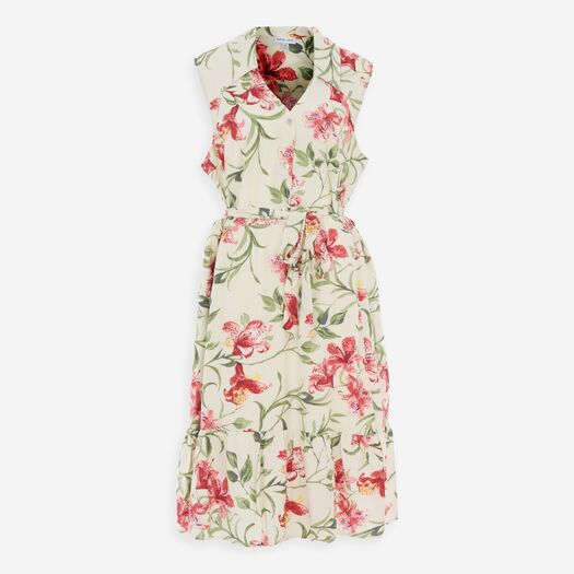 Green & White Palm Leaf Midi Dress - TK Maxx UK Green & White Palm Leaf Midi Dress - TK Maxx UK