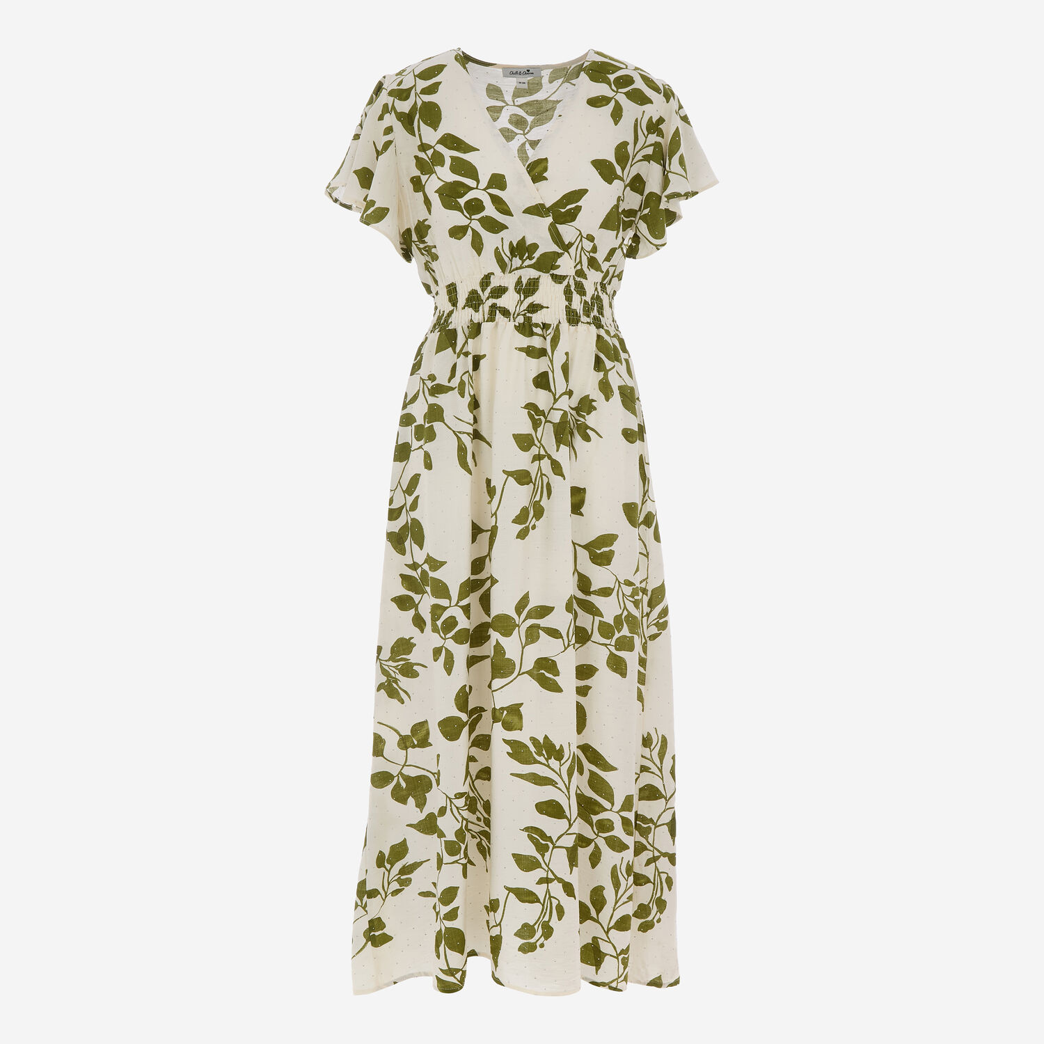 Cream & Green Floral Patterned Md Dress - TK Maxx UK Cream & Green Floral Patterned Md Dress - TK Maxx UK