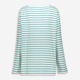 White & Blue Striped Top - Image 2 - please select to enlarge image