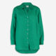 Green Linen Shirt  - Image 1 - please select to enlarge image