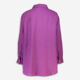 Purple Linen Basic Shirt - Image 2 - please select to enlarge image