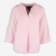 Pink Linen Tunic Shirt  - Image 1 - please select to enlarge image
