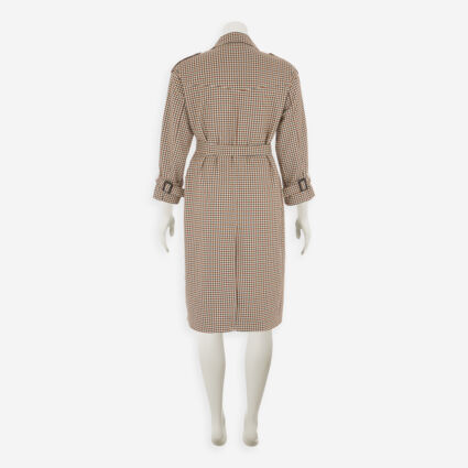 Brown Checked Trench Coat - TK Maxx UK