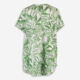 White & Green Leaf Patterned Top - Image 2 - please select to enlarge image