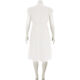 White Polka Dot Midi Dress - Image 2 - please select to enlarge image