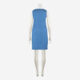 Blue Linen Midi Dress  - Image 2 - please select to enlarge image