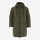 Army Green Padded Coat - Image 1 - please select to enlarge image