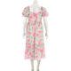 Multicolour Floral Puff Sleeve Maxi Dress - Image 2 - please select to enlarge image