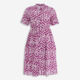 Pink & White Tiered Dress - Image 1 - please select to enlarge image