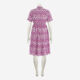 Pink & White Tiered Dress - Image 2 - please select to enlarge image