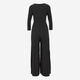 Black Sparkle Flare Jumpsuit  - Image 2 - please select to enlarge image