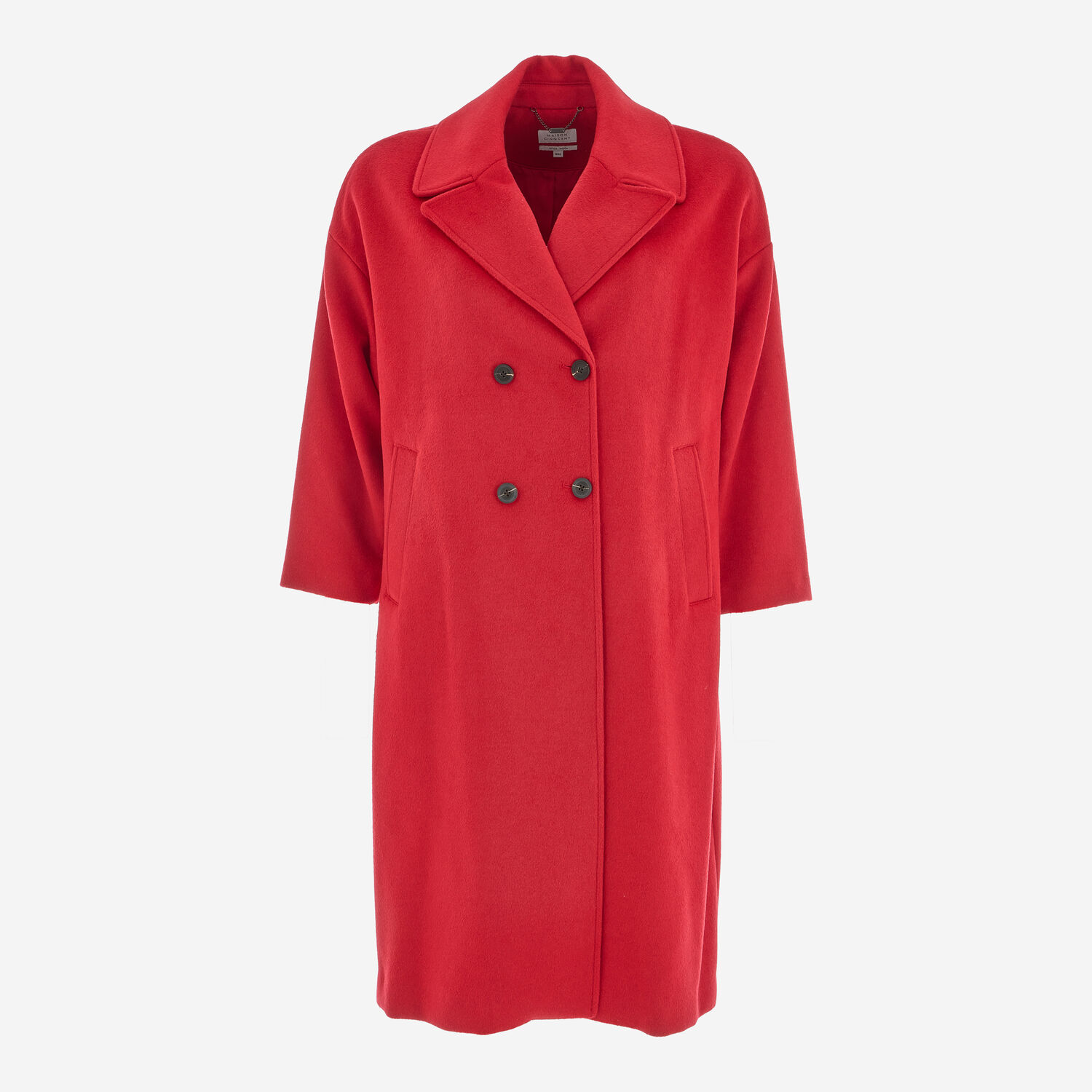 Red Oversize Wool Blend Coat TK Maxx UK