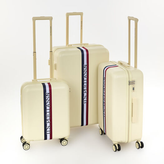 Kleiner cremefarbener Burbage Hartschalenkoffer - Bild 1 - bitte auswählen, um das Bild zu vergrößern