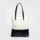 Cream & Black Convertible Backpack - Image 1 - please select to enlarge image