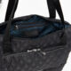 Black Quilted Weekender Bag - Image 3 - please select to enlarge image