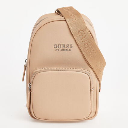 Camel Cross Body Backpack  - Image 1 - please select to enlarge image