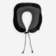 Black Memory Foam Travel Pillow 25x25cm - Image 1 - please select to enlarge image