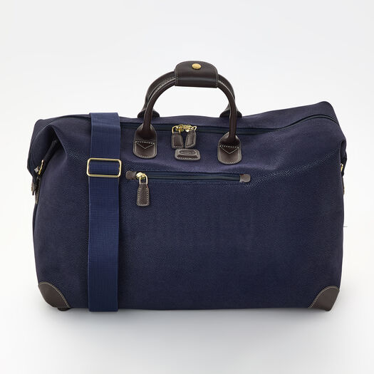 Blaue Reisetasche mit Logo - Bild 1 - bitte auswählen, um das Bild zu vergrößern