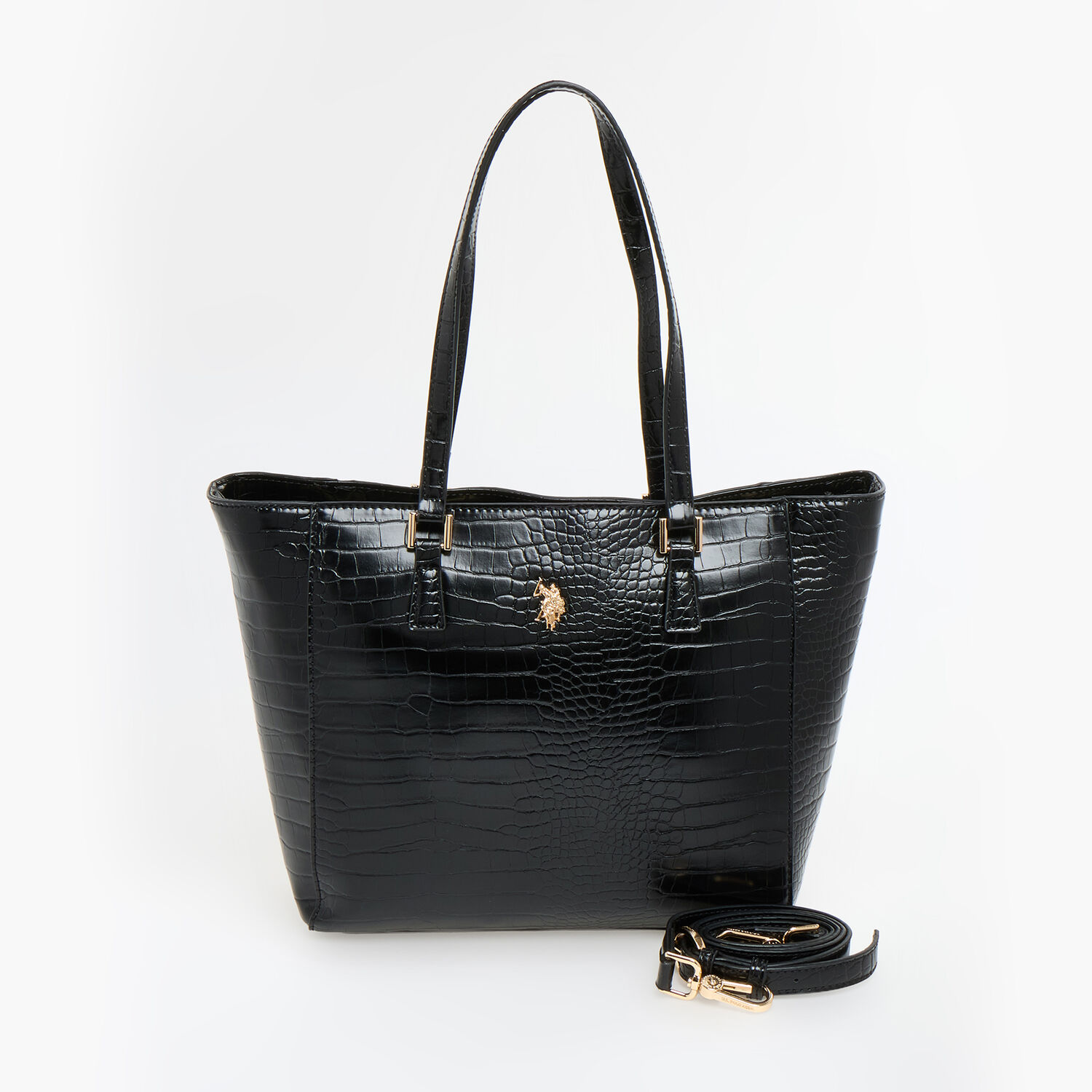 Black Tyrella Shopping Bag TK Maxx UK - Main Image