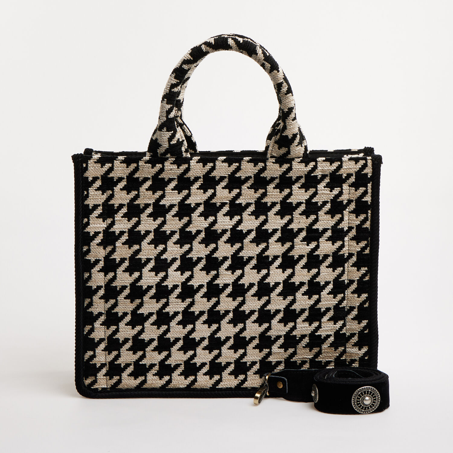 Black houndstooth front stripes - TK Maxx UK