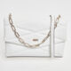 White Quilted Shoulder Bag - Image 1 - please select to enlarge image