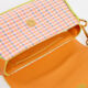 Orange & Pink Patterned Cross Body Bag - Image 3 - please select to enlarge image