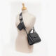 Black Quilted Crossbody Bag - Image 2 - please select to enlarge image