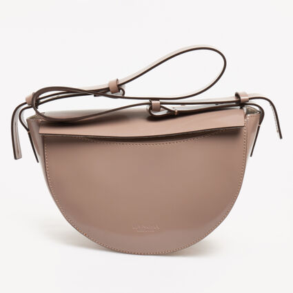 Taupe Cross Body Bag - Image 1 - please select to enlarge image