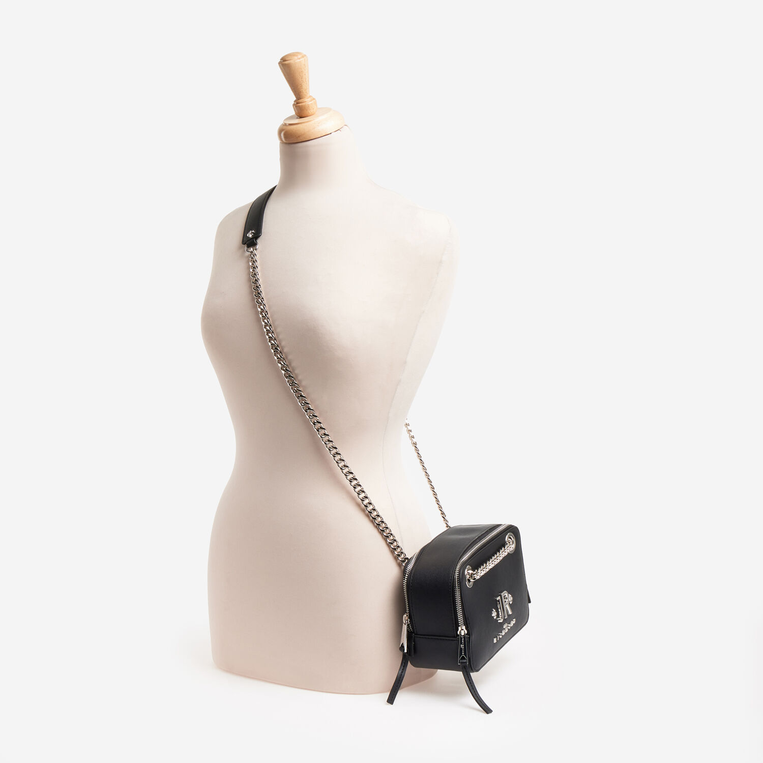 Black Chain Strap Cross Body Bag - TK Maxx UK