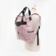 Pink & Black Backpack Tote Bag - Image 2 - please select to enlarge image