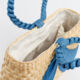 Natural & Blue Braid Tote Bag  - Image 3 - please select to enlarge image