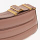Pink Leather Quilted Shoulder Bag - Image 4 - please select to enlarge image
