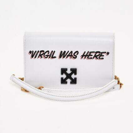 White Virgil Shoulder Bag  - Image 1 - please select to enlarge image