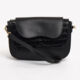 Black Leather Cross Body Bag - Image 1 - please select to enlarge image
