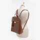 Brown Leather Backpack - Image 2 - please select to enlarge image