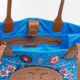 Blue Floral Tote Bag - Image 3 - please select to enlarge image