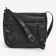 Black Twin Top Cross Body Bag - Image 1 - please select to enlarge image