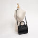 Black Leather Shoulder Bag - Image 2 - please select to enlarge image