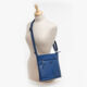 Blue Leather Crossbody Bag - Image 2 - please select to enlarge image
