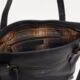 Grey Leather Tote Bag - Image 3 - please select to enlarge image