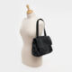 Black Flap Shoulder Bag  - Image 2 - please select to enlarge image