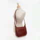 Cognac Leather Shoulder Bag - Image 2 - please select to enlarge image