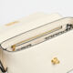 Cream Leather Cross Body Bag  - Image 3 - please select to enlarge image