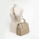 Winter Taupe Leather Brooke Grab Bag - Image 2 - please select to enlarge image