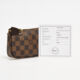 Brown Pre-Loved Ltd Ed Trunks & Bags Mini Pochette Bag - Image 2 - please select to enlarge image